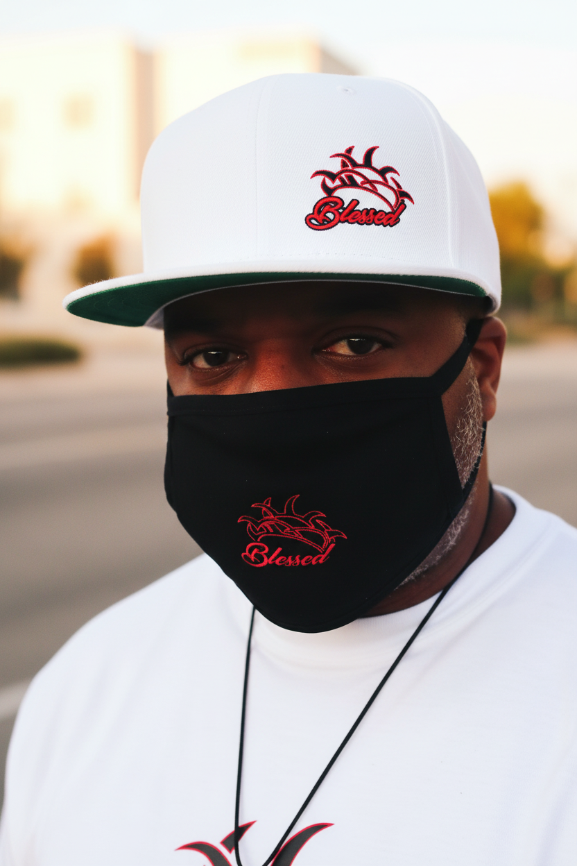 Blessed White Snapback Hat