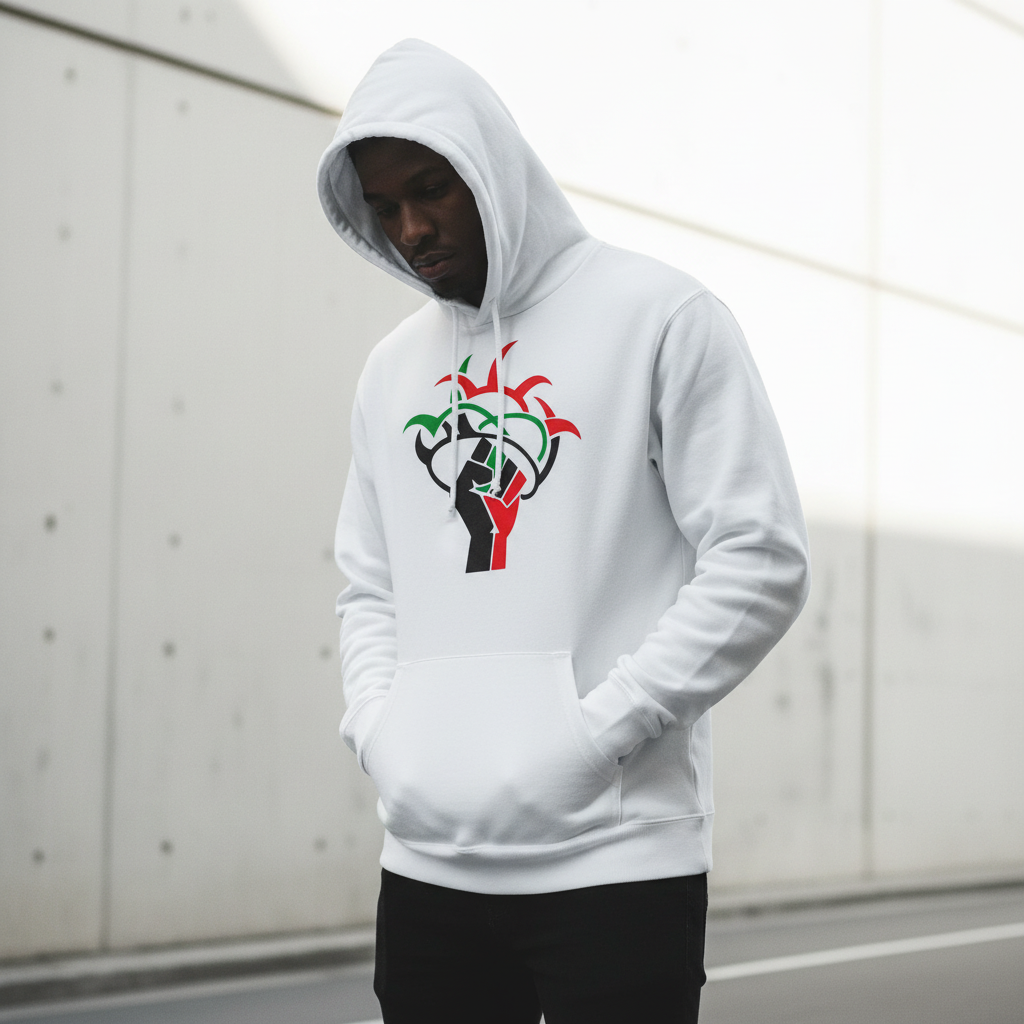 Crown of Power White Hoodie