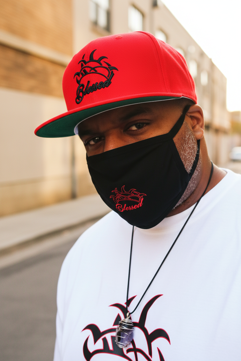 Blessed Red Snapback Hat