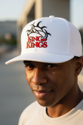 King of Kings White Snapback Hat